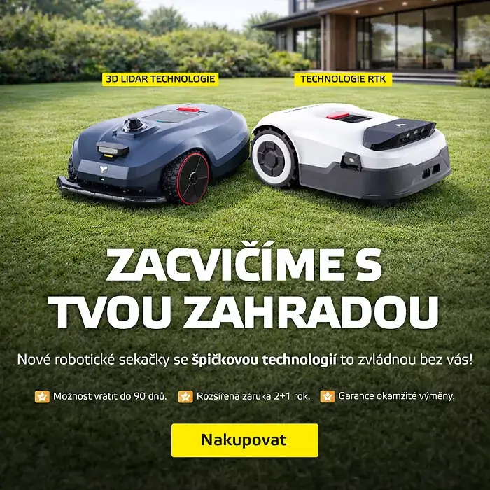 Robotické sekačky 2026