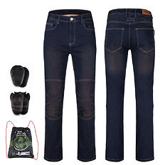 Moto jeansy W-TEC Pawted s nepromokavou membránou