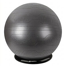 Gymnastický míč inSPORTline Stretch Ball 75 cm se základnou BallBase