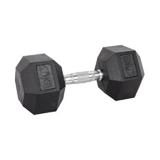 Šestihranná činka inSPORTline Hexsteel 20 kg - 2.jakost