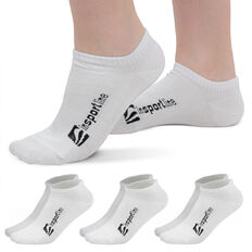 Bambusové kotníkové ponožky inSPORTline Silvatic Ankle AG+ antibakteriální - 3 páry