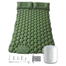 Nafukovací karimatka pro dva inSPORTline Faustea s minipumpou 192x125x8 cm
