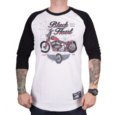 Triko s dlouhým rukávem BLACK HEART Red Baron Chopper