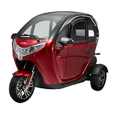 Elektrická tříkolka se střechou W-TEC Tukago • 25 km/h • až 50km dojezd • bez řidičáku