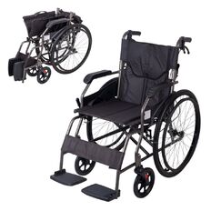 Mechanický skládací invalidní vozík inSPORTline Jakesully odlehčený • 13kg • do 100kg