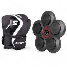 Nástěnný terč inSPORTline Smartpunch + boxerské rukavice Shormag