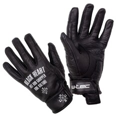 Letní kožené moto rukavice W-TEC Black Heart Darios