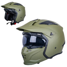 Modulární přilba W-TEC Badalone Army