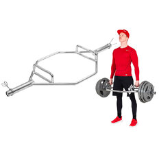 Hex olympijská hřídel inSPORTline Hexlif 140cm/50mm • 21,8kg • do 200kg • s objímkami