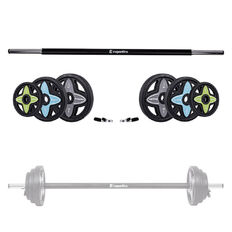 Činkový set inSPORTline Pumpstar 2 - 20 kg - 2.jakost