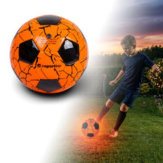 Svítící fotbalový míč inSPORTline Lumikick s LED světlem, vel. 5