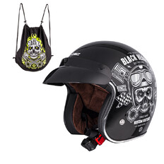 Moto přilba W-TEC Black Heart Kustom