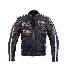 Pánská kožená moto bunda W-TEC Sheawen Vintage