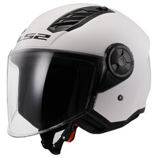 Moto přilba LS2 OF616 Airflow II Solid Gloss White