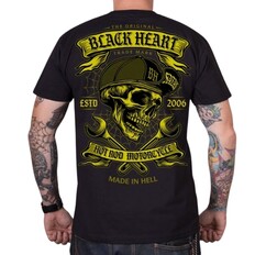 Triko BLACK HEART Satan