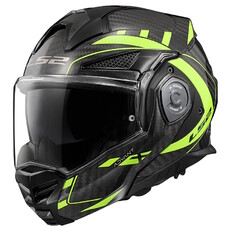 Překlopná moto přilba LS2 FF901 Advant X Carbon Future H-V Yellow P/J