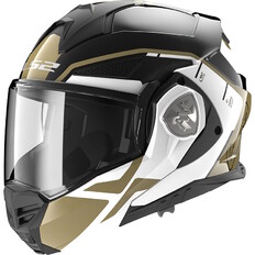 Překlopná moto přilba LS2 FF901 Advant X Metryk Black Gold P/J