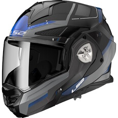 Překlopná moto přilba LS2 FF901 Advant X Spectrum Black Titanium Blue P/J