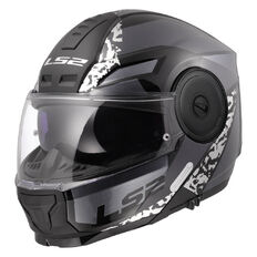 Výklopná moto přilba LS2 FF902 Scope II Oxyd Black Titanium