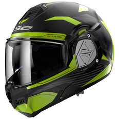 Překlopná moto přilba LS2 FF906 Advant Revo Matt Black H-V Yellow P/J