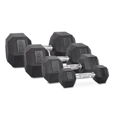 Šestihranné činky inSPORTline Hexsteel 2-40 kg