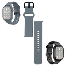 Náhradní řemínek pro chytré hodinky inSPORTline Gradana, Melagra a Sagara, antracit