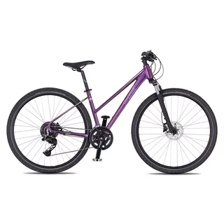 Dámské crossové kolo 4EVER Pulse Disc 28'' - model 2026 - purple/hologram