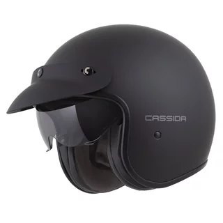 Moto přilba Cassida Oxygen Solid 2.0 černá matná/tmavě šedá