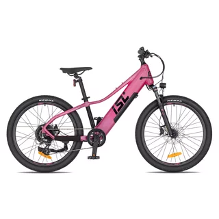 Juniorské elektrokolo inSPORTline ISL Savager 360 Wh 24" - model 2026 • dojezd až 70 km • 135-153 cm - Blush Pink