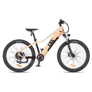 Dámské elektrokolo inSPORTline ISL Atezion 374 Wh 26" - model 2026 • dojezd až 70 km • 142-165 cm - Peach Beige