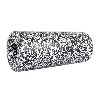Joga válec inSPORTline Waldro Smooth 30 cm - černo-bílá