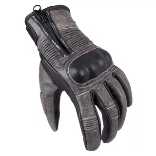 Pánské moto rukavice W-TEC Davili - černo-hnědá