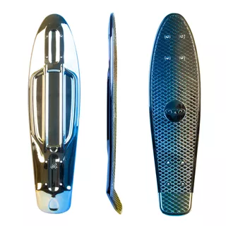 Deska pro penny board WORKER Mirria 22.5*6" - modro-zlatá