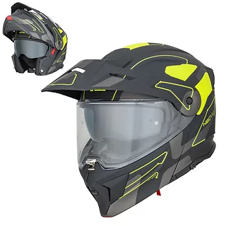 Výklopná moto přilba 3v1 W-TEC Neovu Graphic - 2.jakost