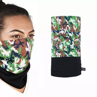 Multifunkční thermo nákrčník Oxford Snug - Camo Green