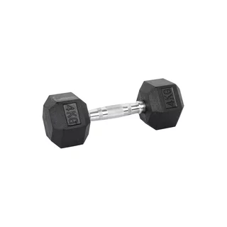Šestihranná činka inSPORTline Hexsteel 4 kg - 2.jakost