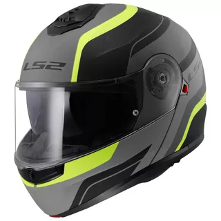 Výklopná přilba LS2 FF908 Strobe II MONZA Matt Black H-V Yellow