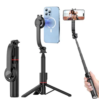 Selfie stativ Apexel MagSafe s Cold Shoe úchytem