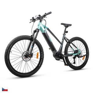 Dámské horské elektrokolo inSPORTline ISL Asuki 630 Wh 27,5" - model 2026 • dojezd až 150 km - Aqua Blue