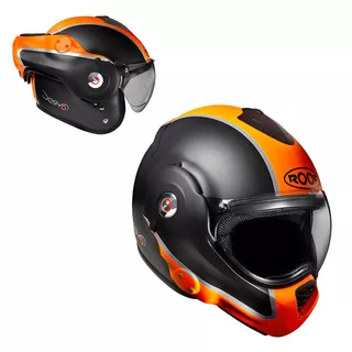 Překlopná moto přilba ROOF Desmo Flash Mat - 2.jakost