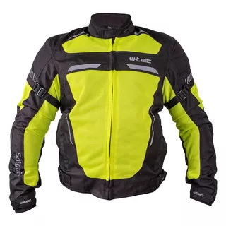 Pánská letní moto bunda W-TEC Saigair - 2.jakost - Fluo Yellow-Black
