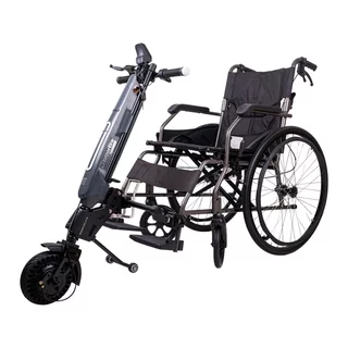 Mechanický skládací invalidní vozík inSPORTline Jakesully odlehčený s pohonem Oppatia