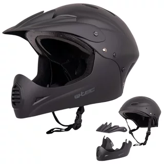 Downhill přilba W-TEC Campanero Matt Black