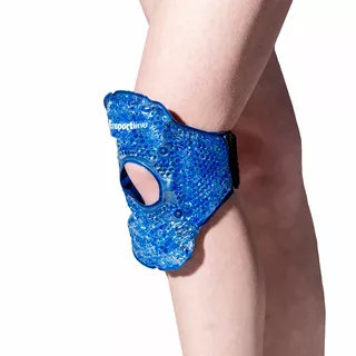 Kolenní a loketní bandáž inSPORTline Vivogeno 25x20cm s hřejivo-chladivými gelovými kuličkami