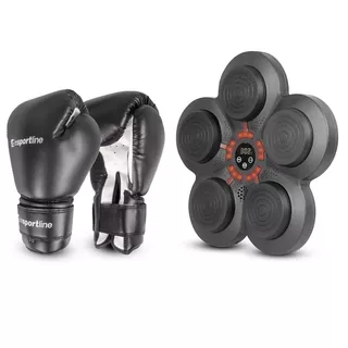 Nástěnný terč inSPORTline Smartpunch + boxerské rukavice Metrojack