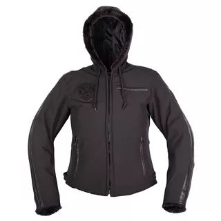 Dámská softshellová moto bunda W-TEC Prothara - černá