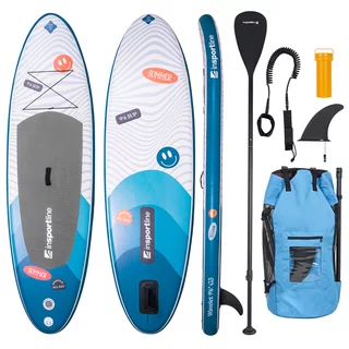 Paddleboard s příslušenstvím inSPORTline Wavelet 9'6" • 260l • do 80kg - modrá