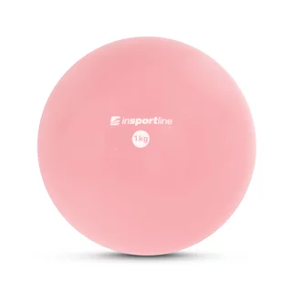 Jóga míč inSPORTline Yoga Ball 1 kg - růžová