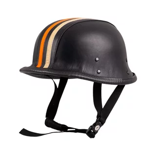 Retro otevřená moto helma Sodager Stripes