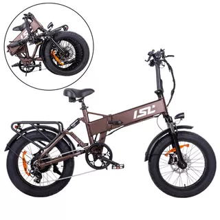 Skládací elektro fat bike inSPORTline ISL Baxom 840Wh 20" • dojezd až 100 km • 170-205 cm